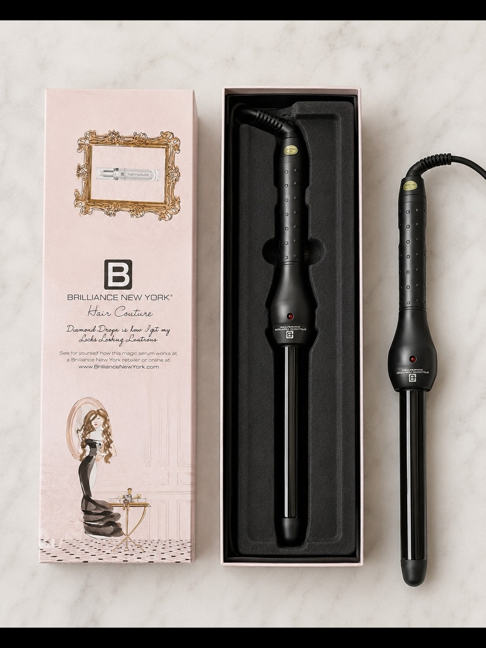 Black Curling Wand - Sleek Salon Styling